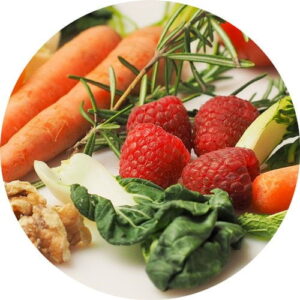 framboises et carottes manger vivant manger végétal